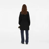 Nylon Cotton Parka in Black - Women | Burberry® Official