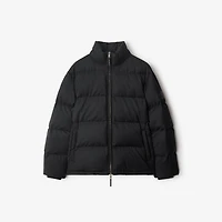 Wool Snowdon Puffer Jacket in Charcoal grey - Men | Burberry® Official