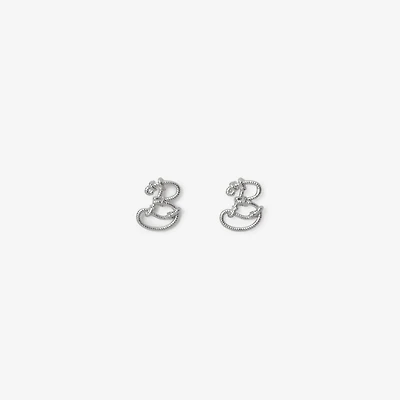 Small Nautical Knot Stud Earrings​ in Silver - Women | Burberry® Official