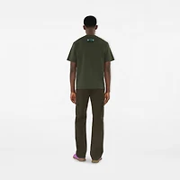 Car Cotton T-shirt in Yew green - Men | Burberry® Official
