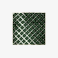 Check Silk Scarf in Dark fern | Burberry® Official