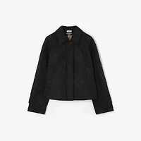 Quilted Nylon Tiffield Jacket in Black - Women | Burberry® Official