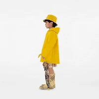 Check Umbrella in Sand - Children | Burberry® Official