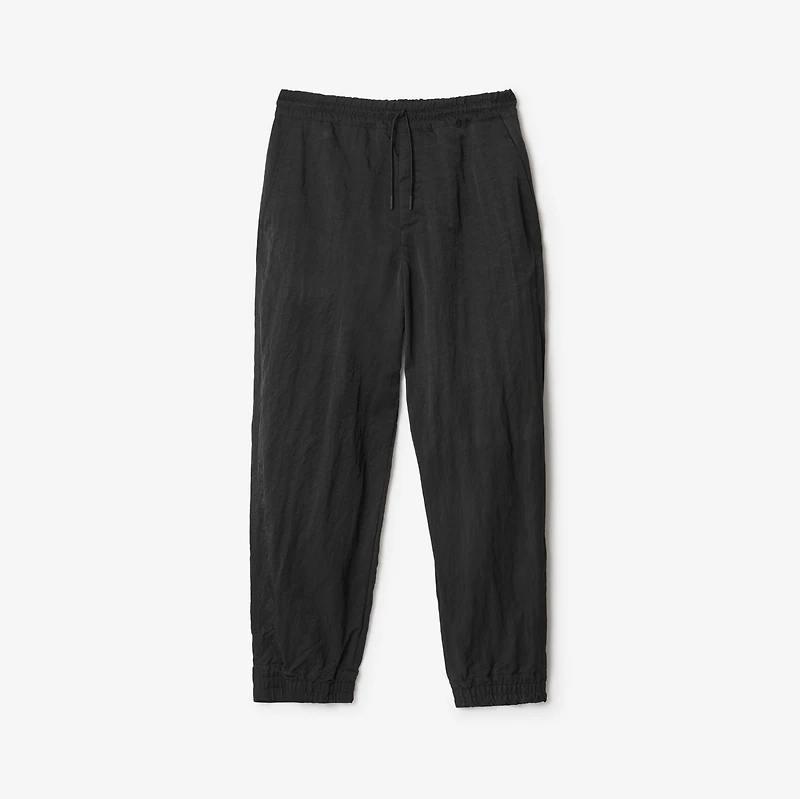 Nylon Jogging Pants in Black - Men | Burberry® Official