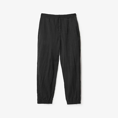 Nylon Jogging Pants in Black - Men | Burberry® Official
