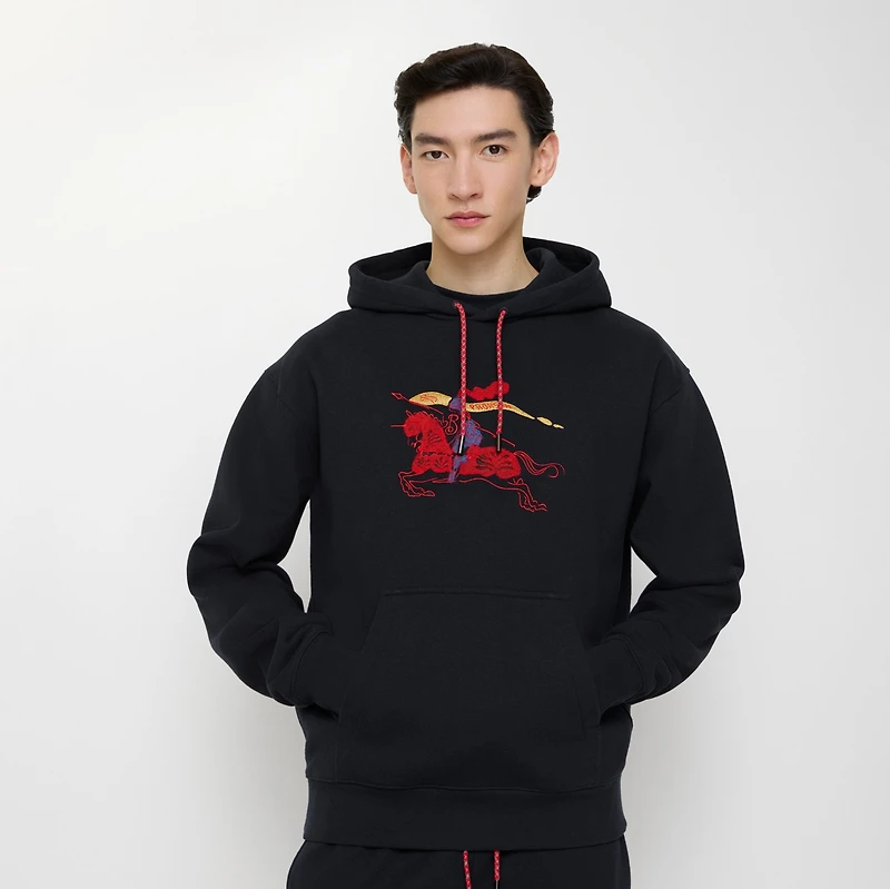 EKD Cotton Hoodie in Navy - Men | Burberry® Official