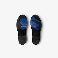 Leather Cadet Loafers in Black - Women | Burberry® Official