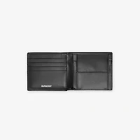 Check Bifold Coin Wallet in Archive beige - Men, Canvas | Burberry® Official