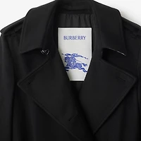 Long Cashmere Kensington Trench Coat in Black - Women | Burberry® Official