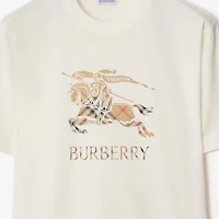 EKD Ombré Cotton T-shirt in Chalk white - Men | Burberry® Official