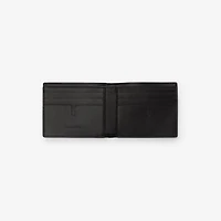 City Check Slim Bifold Wallet in Iron grey - Men, Cotton, Technical | Burberry® Official