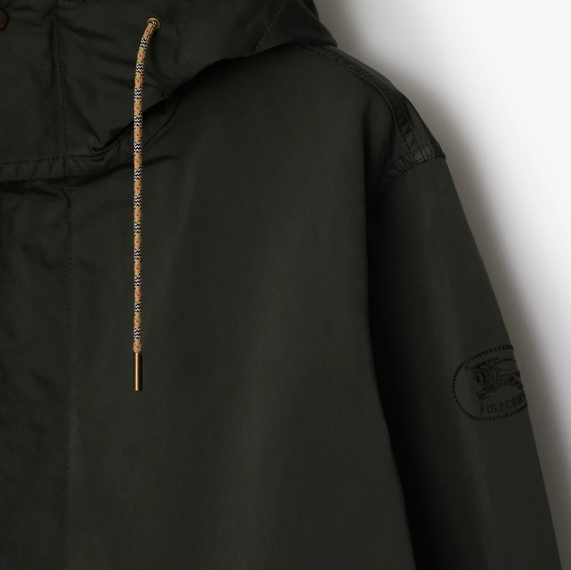 Nylon Blend Parka in Shale green - Men | Burberry® Official