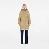 Quilted Thermoregulated Coat in Archive beige - Women, Nylon | Burberry® Official