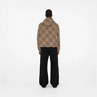 Reversible Check Jacket in Sand - Men | Burberry® Official