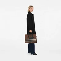Medium Freya Tote in Dark birch brown - Women | Burberry® Official