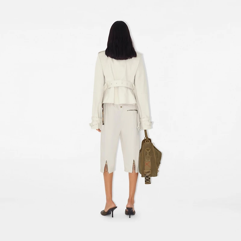 Bonded Cotton Trench Jacket in Sail - Women | Burberry® Official