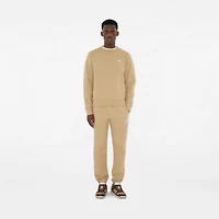 Knight Stamp Cotton Sweatshirt in Flax beige - Men | Burberry® Official