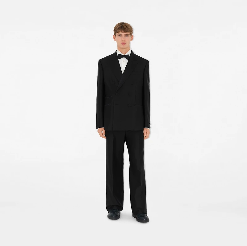 Silk Bow Tie in Black - Men | Burberry® Official