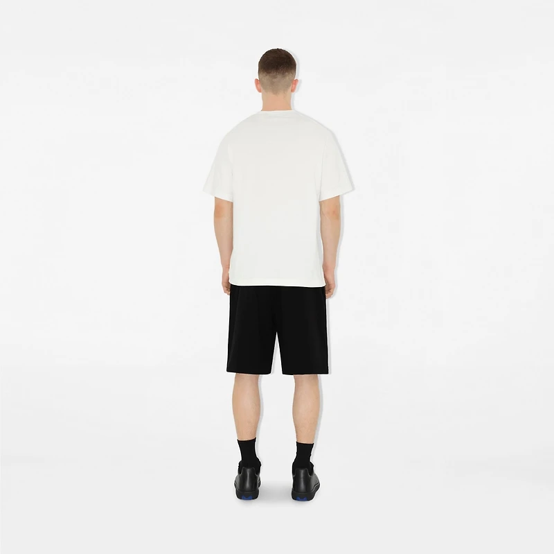 Cotton Shorts in Black - Men | Burberry® Official