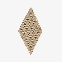 Check Silk Chiffon Scarf in Sand beige | Burberry® Official