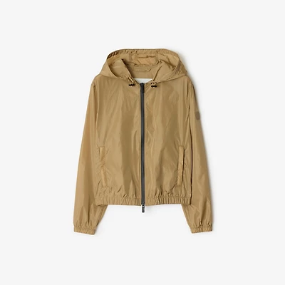 Knight Stamp Nylon Jacket in Flax - Women | Burberry® Official