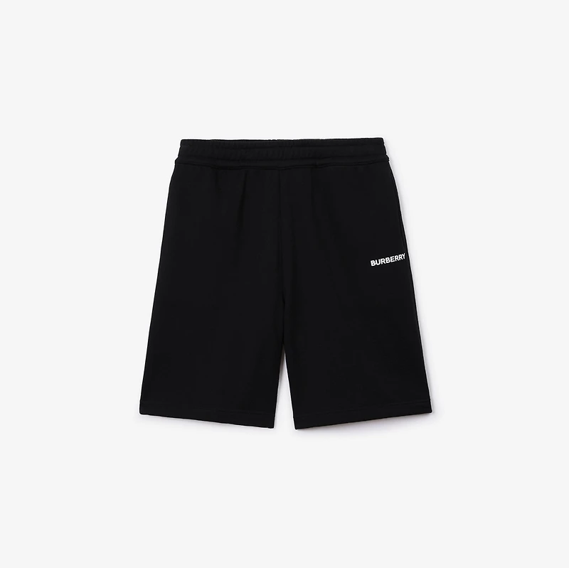 Cotton Shorts in Black - Men | Burberry® Official