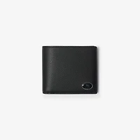 Knight Stamp Bifold Coin Wallet in Black - Men | Burberry® Official
