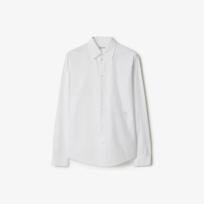 Cotton Formal Shirt in White - Men | Burberry® Official