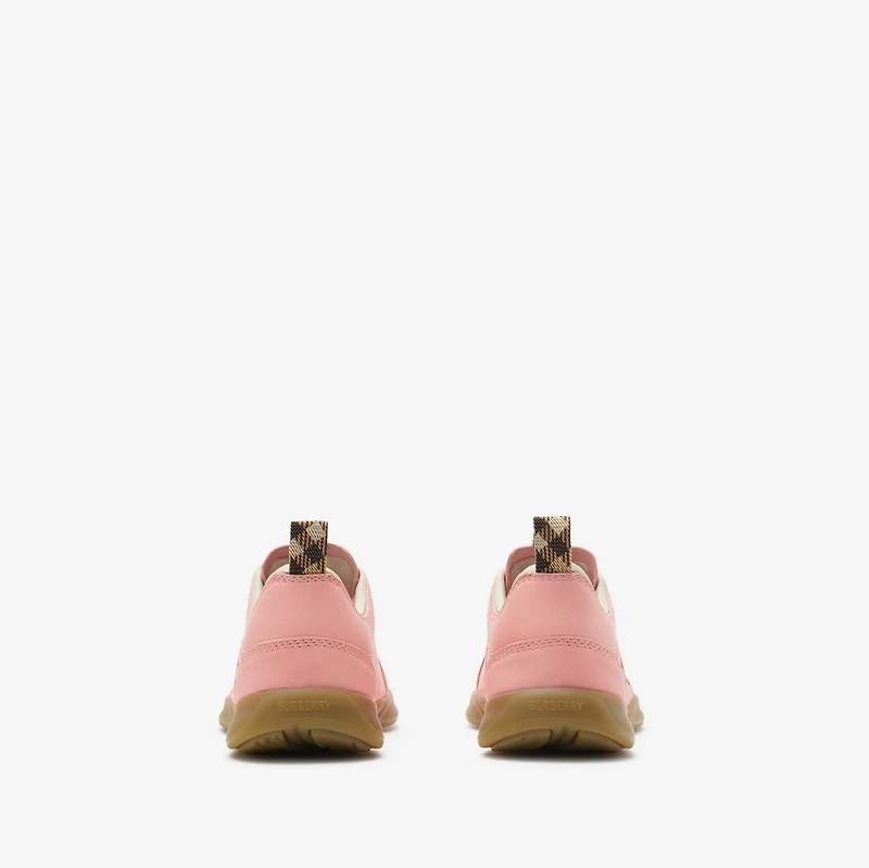 Leather Matrix Sneakers in Ditsy - Women | Burberry® Official