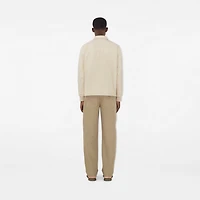 Cotton Trousers in Quill - Men | Burberry® Official