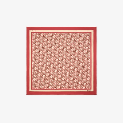 B Charm Silk Scarf in Geranium | Burberry® Official