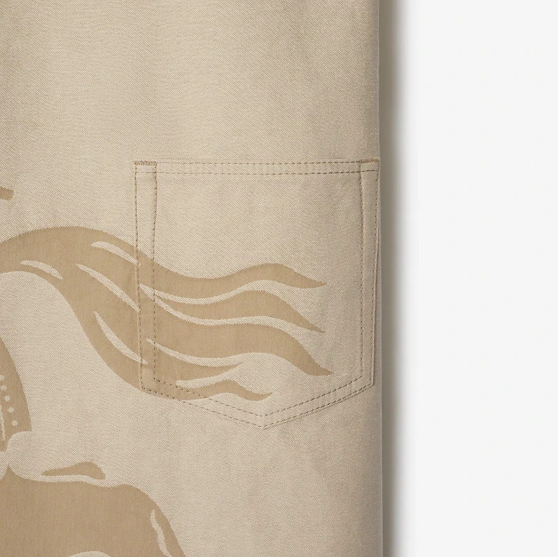 EKD Denim Dress in Rubble - Women, Cotton | Burberry® Official