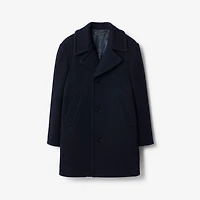 Wool Tailored Coat in Nightshade blue/twilight blue - Men | Burberry® Official