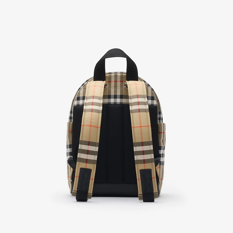 Check Backpack in Sand - Children | Burberry® Official