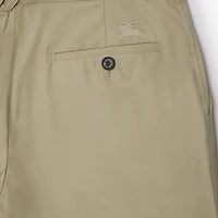 Cotton Chino Shorts in Skylark - Men | Burberry® Official