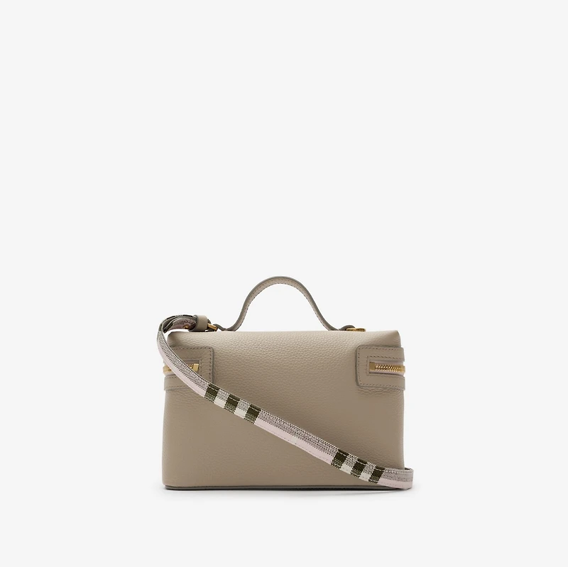 Bloomsbury Vanity Case in Mushroom beige/mallow pink - Women, Leather | Burberry® Official