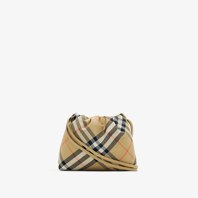 Check Pouch in Sand - Children | Burberry® Official
