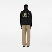 Knight Stamp Nylon Coach Jacket in Black - Men | Burberry® Official