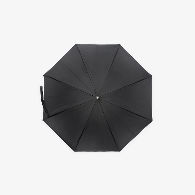 Check-lined Walking Umbrella in Black/archive beige | Burberry® Official