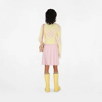 Wool Kilt in Cameo - Women | Burberry® Official