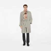 London Landmarks Wool Silk Scarf in Sepia | Burberry® Official