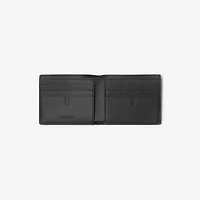 Check Slim Bifold Wallet​ in Navy - Men | Burberry® Official