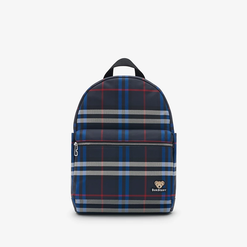 Check Backpack in Storm - Children | Burberry® Official