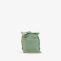 Reversible Horseshoe Chain Pouch in Seafoam green - Women | Burberry® Official