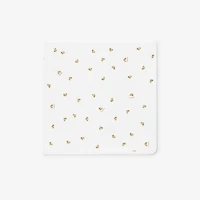 Thomas Bear Stretch Cotton Baby Blanket in White - Children | Burberry® Official
