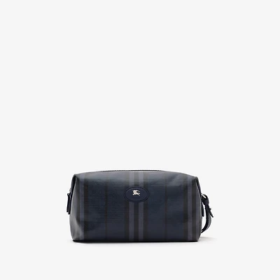 Highlands Travel Pouch in Navy - Men | Burberry® Official