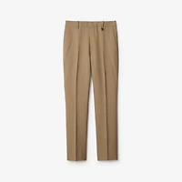 Wool Tailored Trousers in Puddle - Women | Burberry® Official