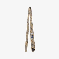 Check Silk Tie in Glade green - Men | Burberry® Official