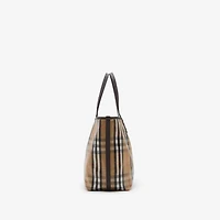 Medium Highlands Tote in Sand - Women, Linen, Cotton | Burberry® Official