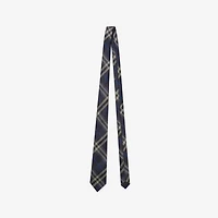 Check Silk Tie in Pilot blue - Men | Burberry® Official